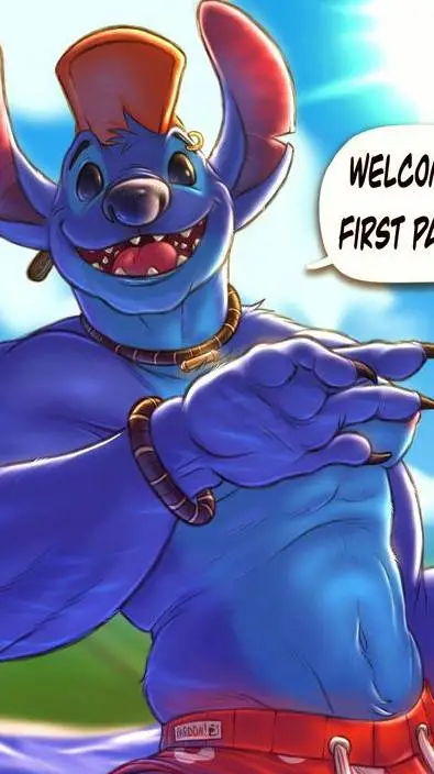 ai character: ♥︎Stitch♥︎ background