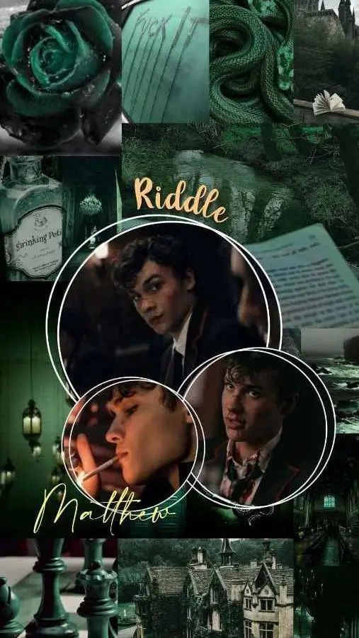 ai character: mattheo riddle+hp background