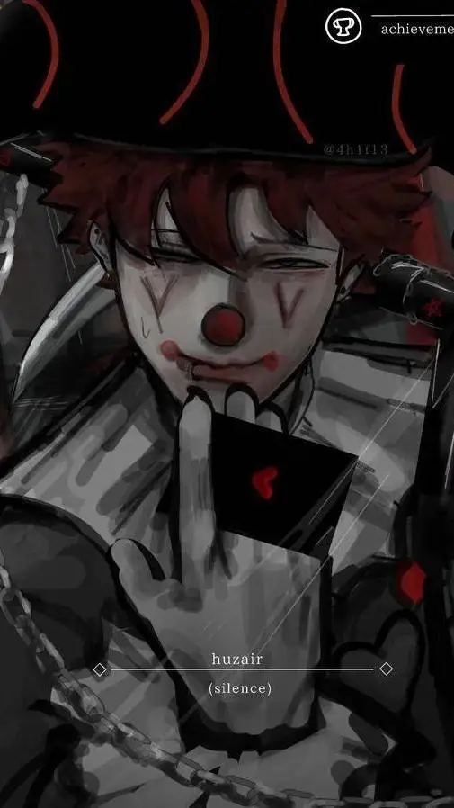 ai character: 🖤♣❤Klovnii🖤♣❤ background