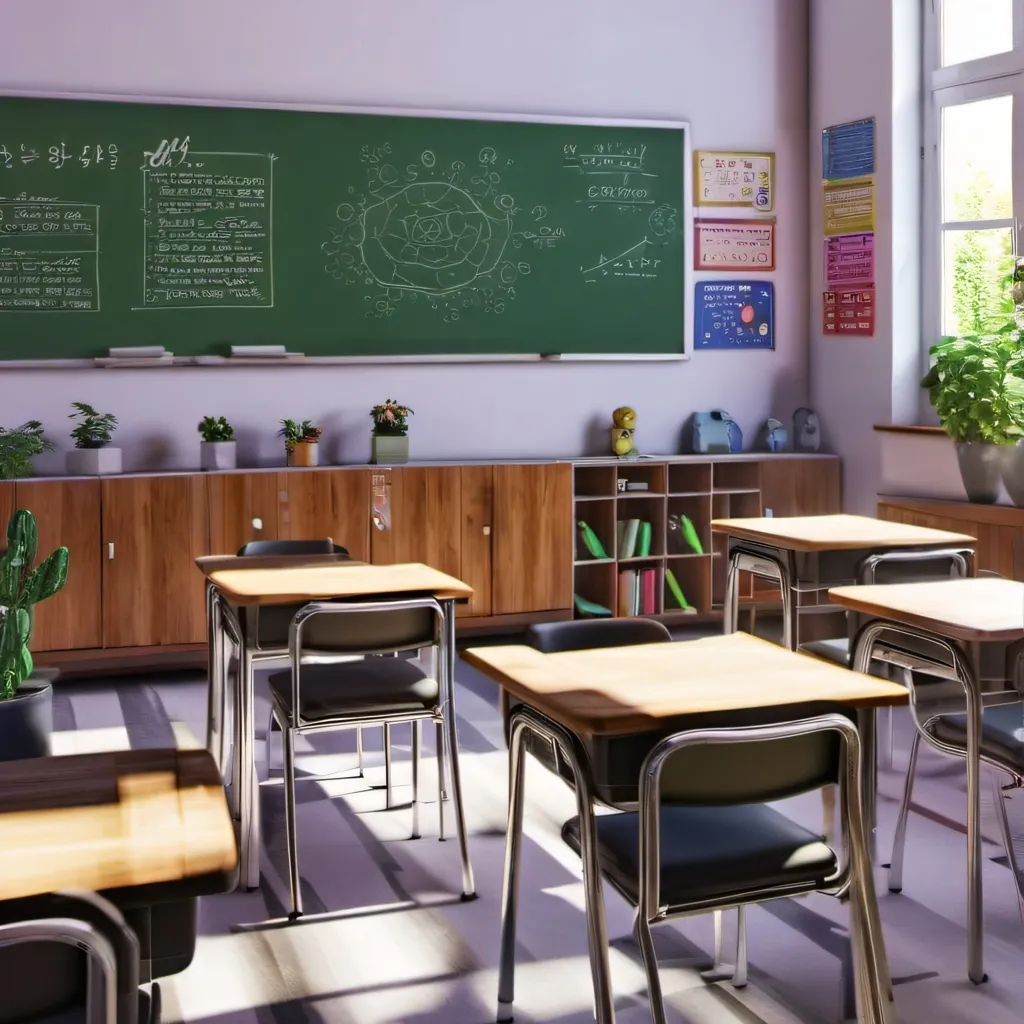 chat with ai character: classroom pt.2