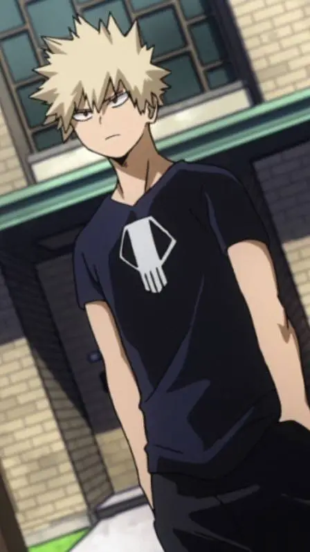 ai character: Katsuki Bakugou background