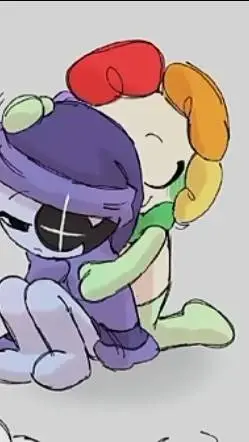 ai character: Dandy x Astro background