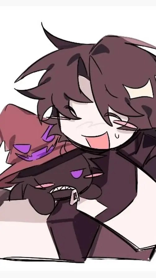 ai character: two time x azure background