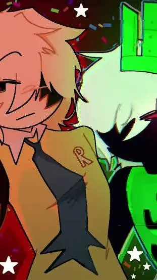 ai character: 🟢⚫1xdoe🟠🟡 background