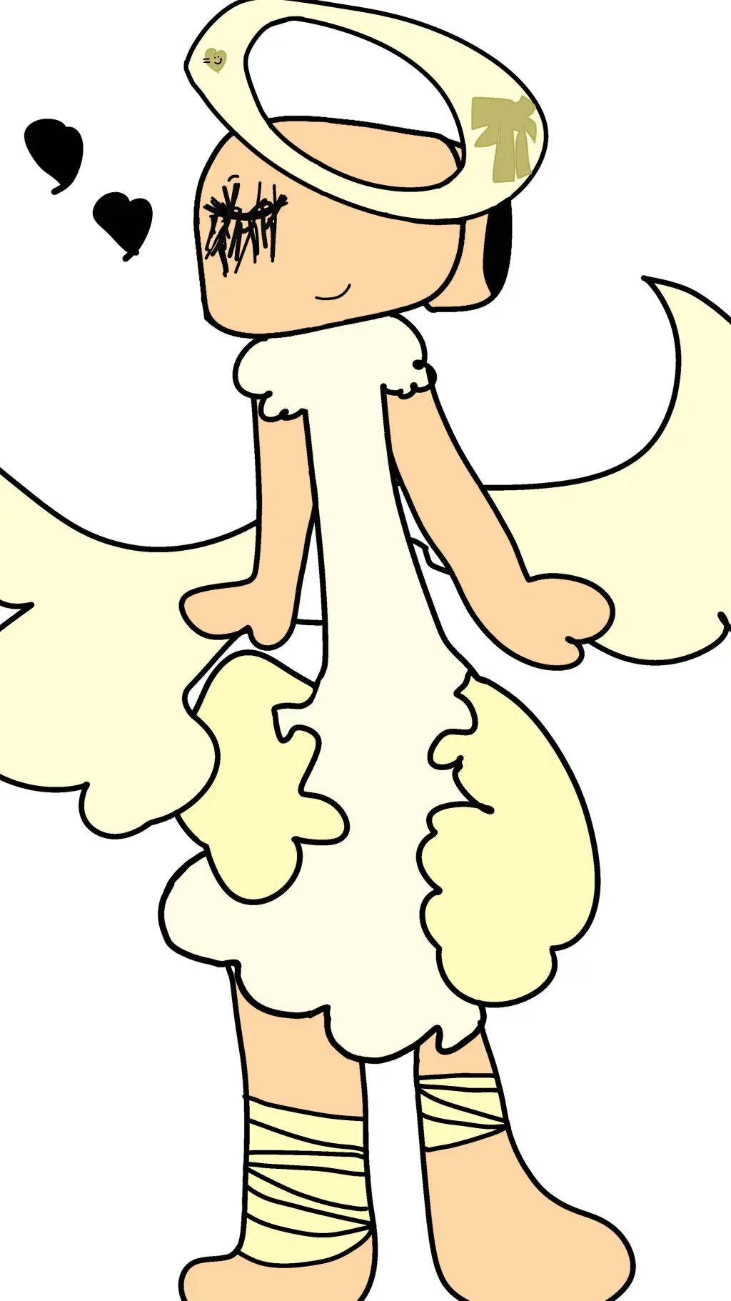 ai character: post art :D background