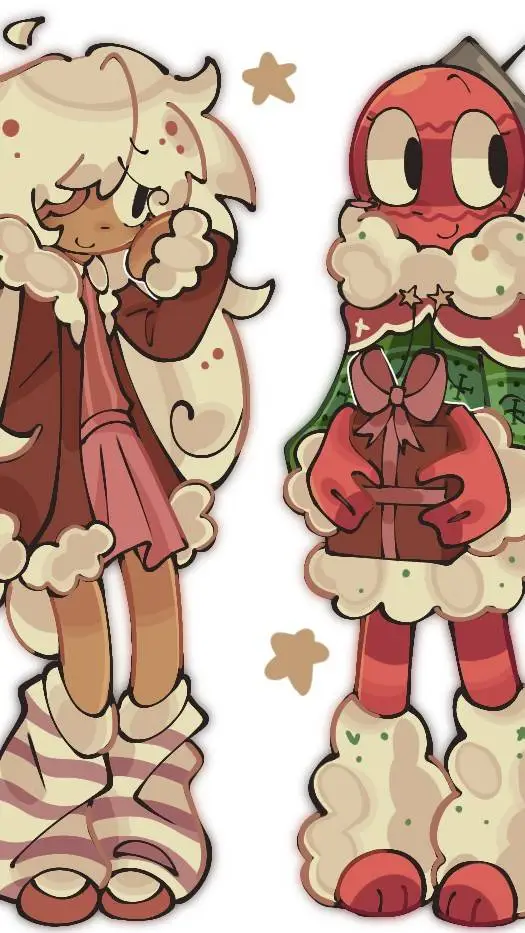 ai character: cookieornament background