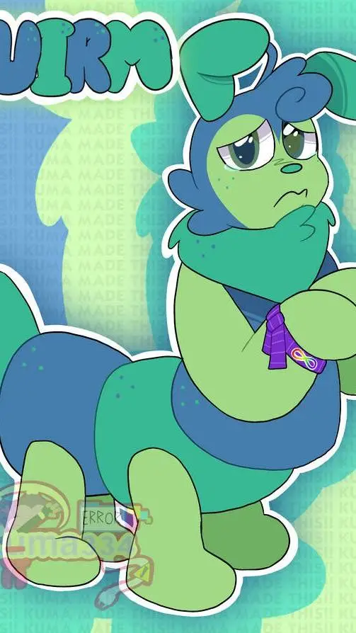 ai character: dandy world background