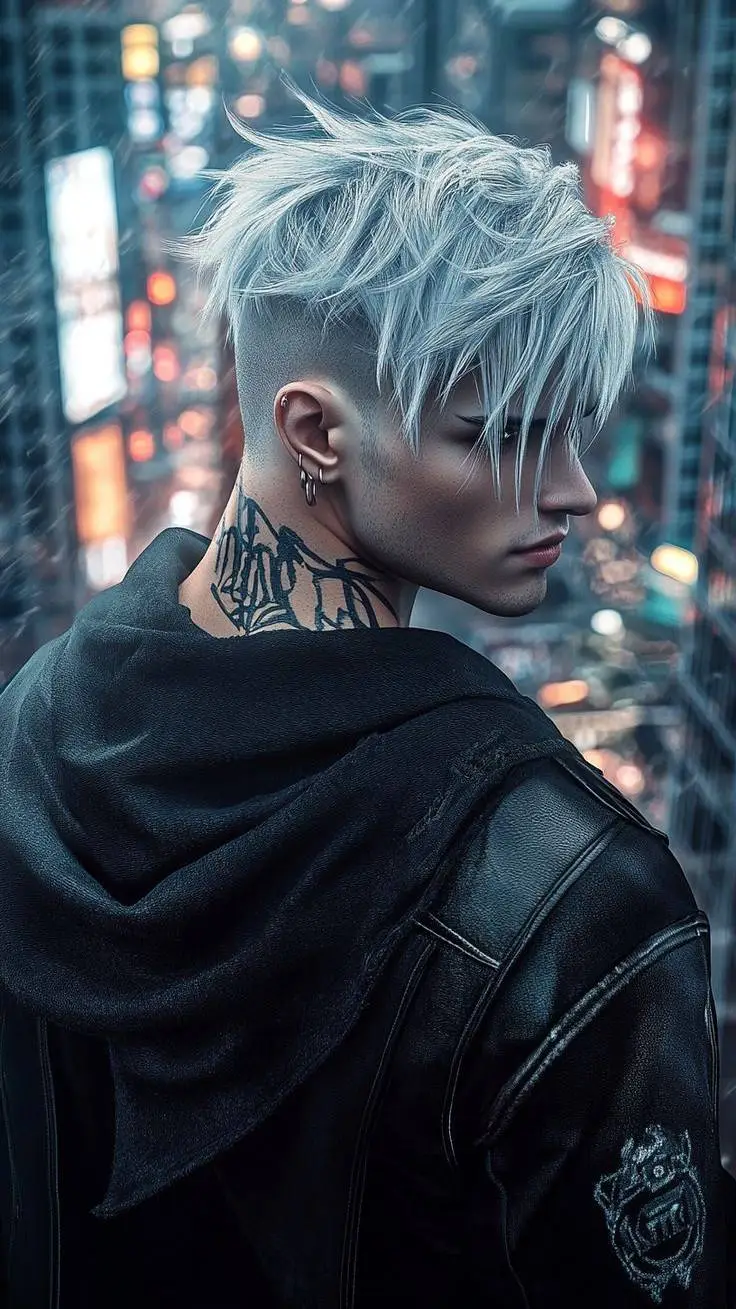 ai character: Calum Smoke background