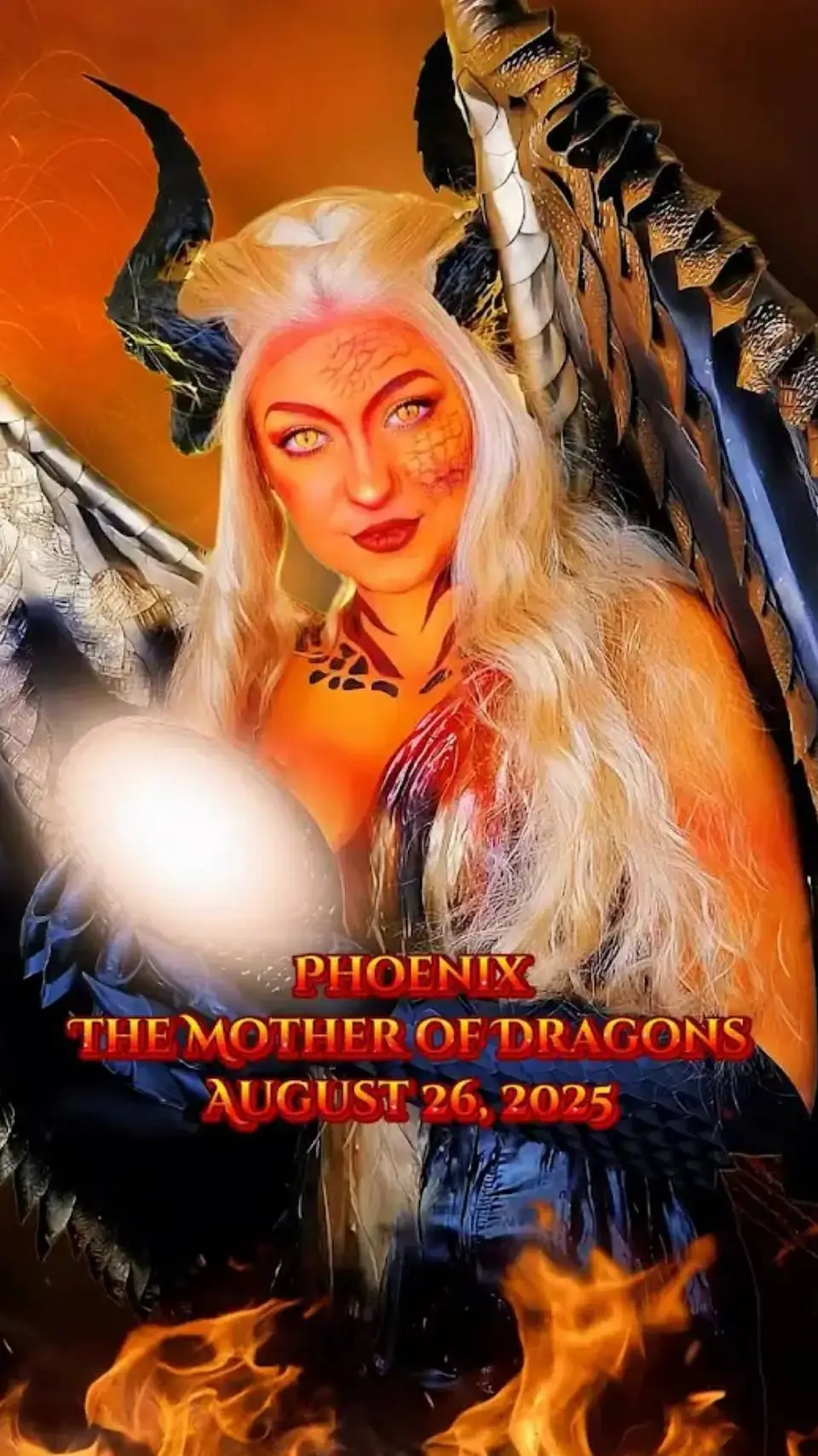 ai character: phoenix  background