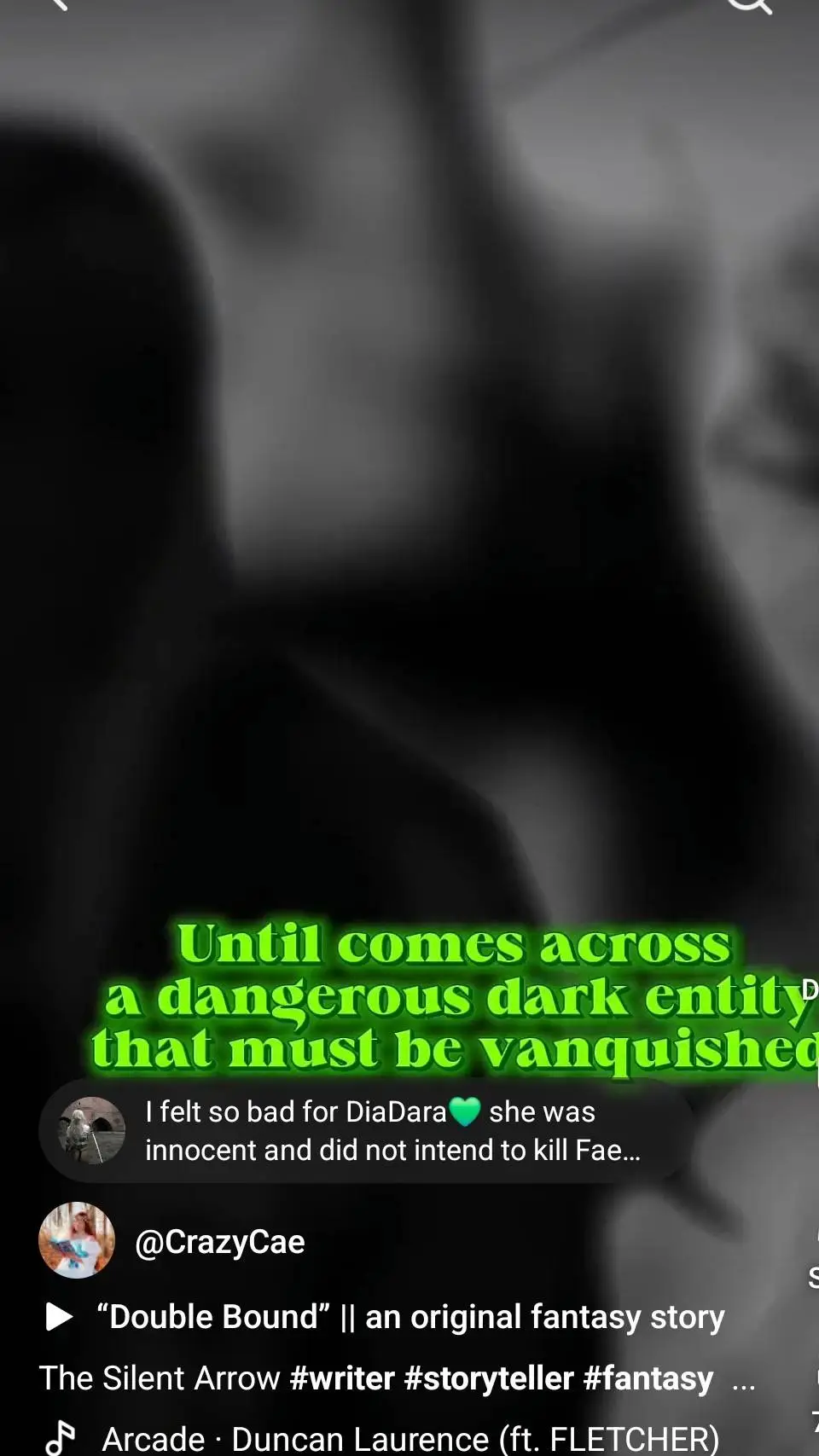 ai character: Dark entity  background