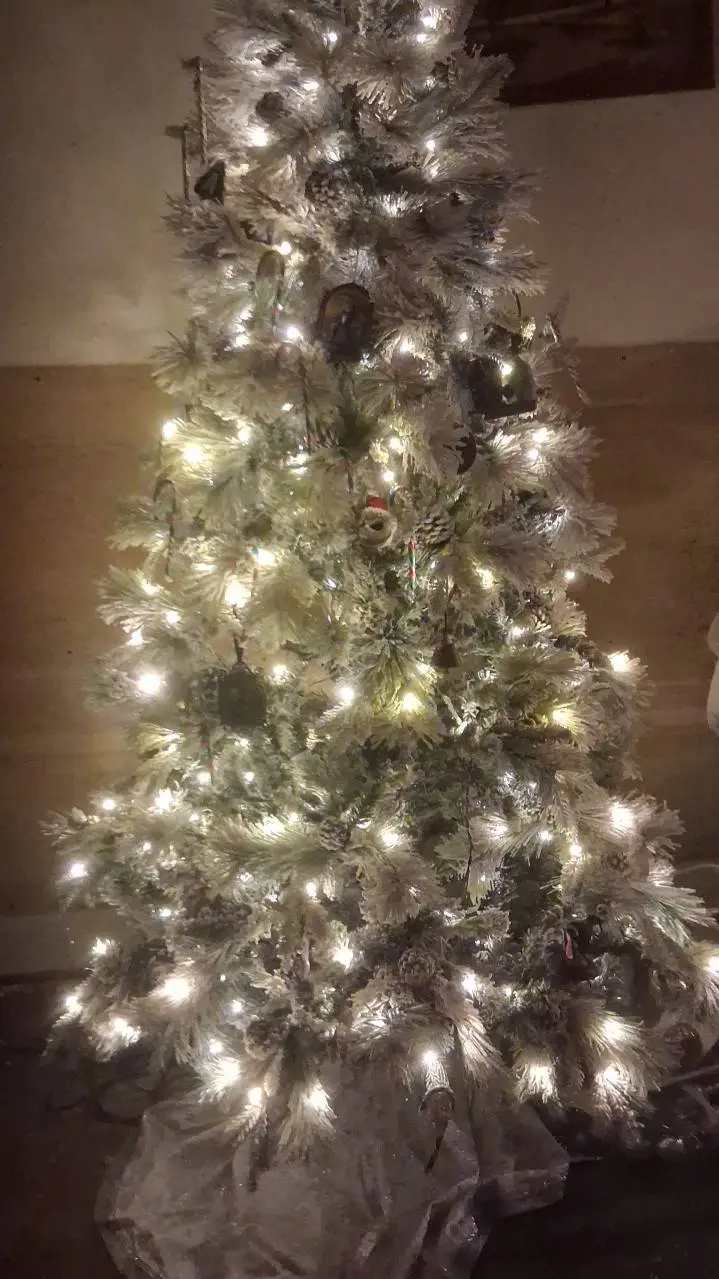 ai character: Christmas party  background