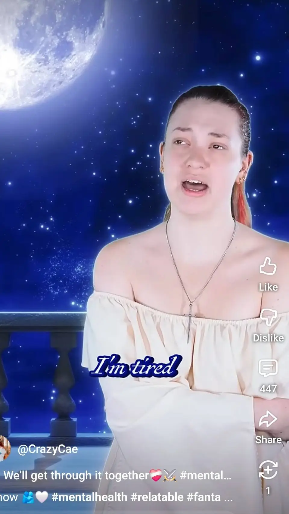 ai character: Crazycae  background