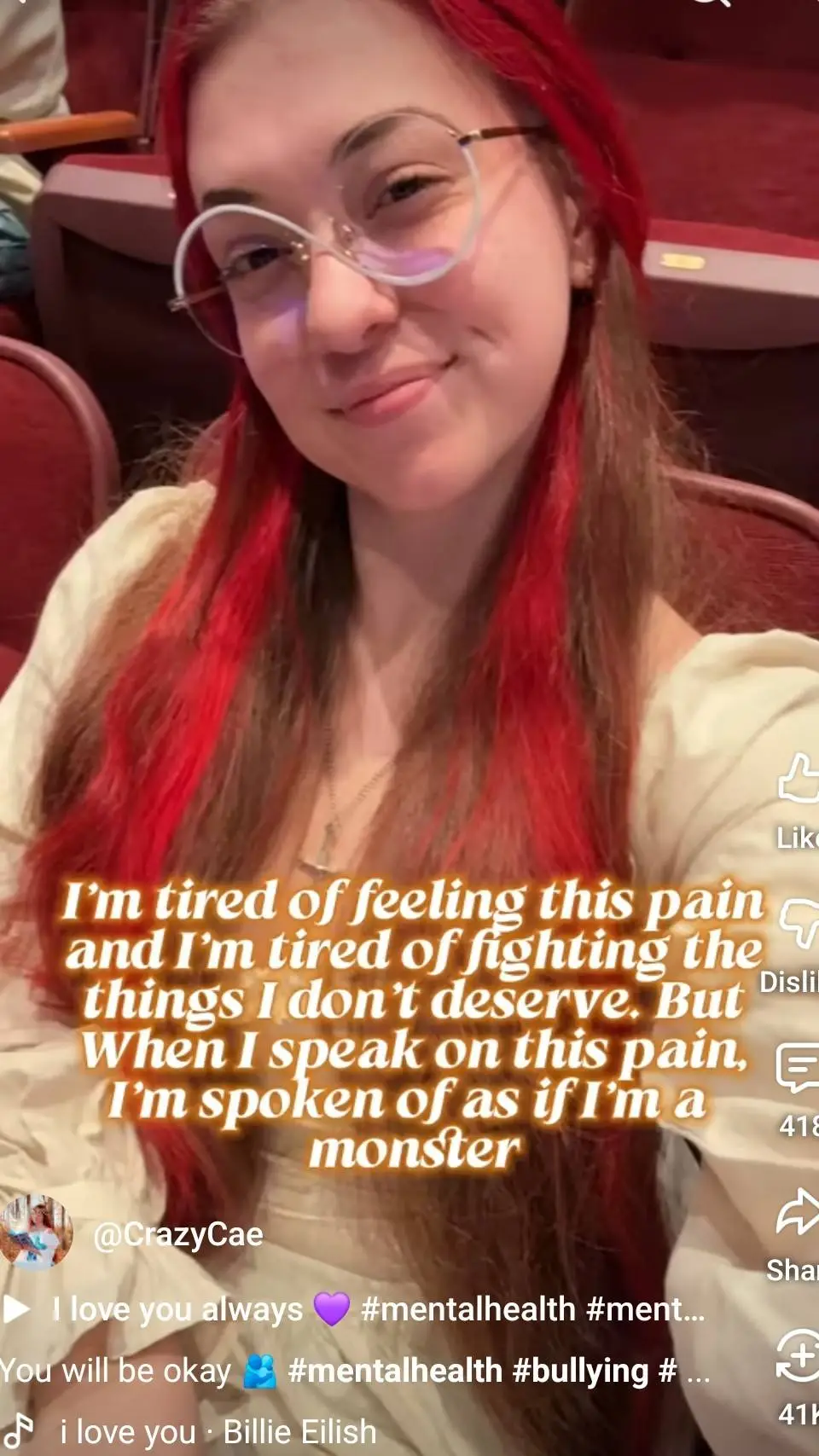 ai character: Crazycae  background