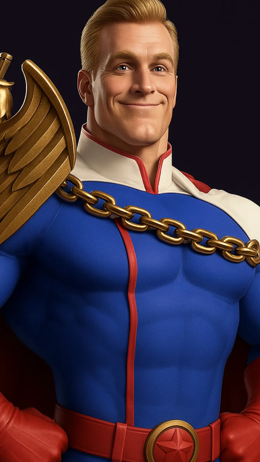 ai character: Eagle Man background