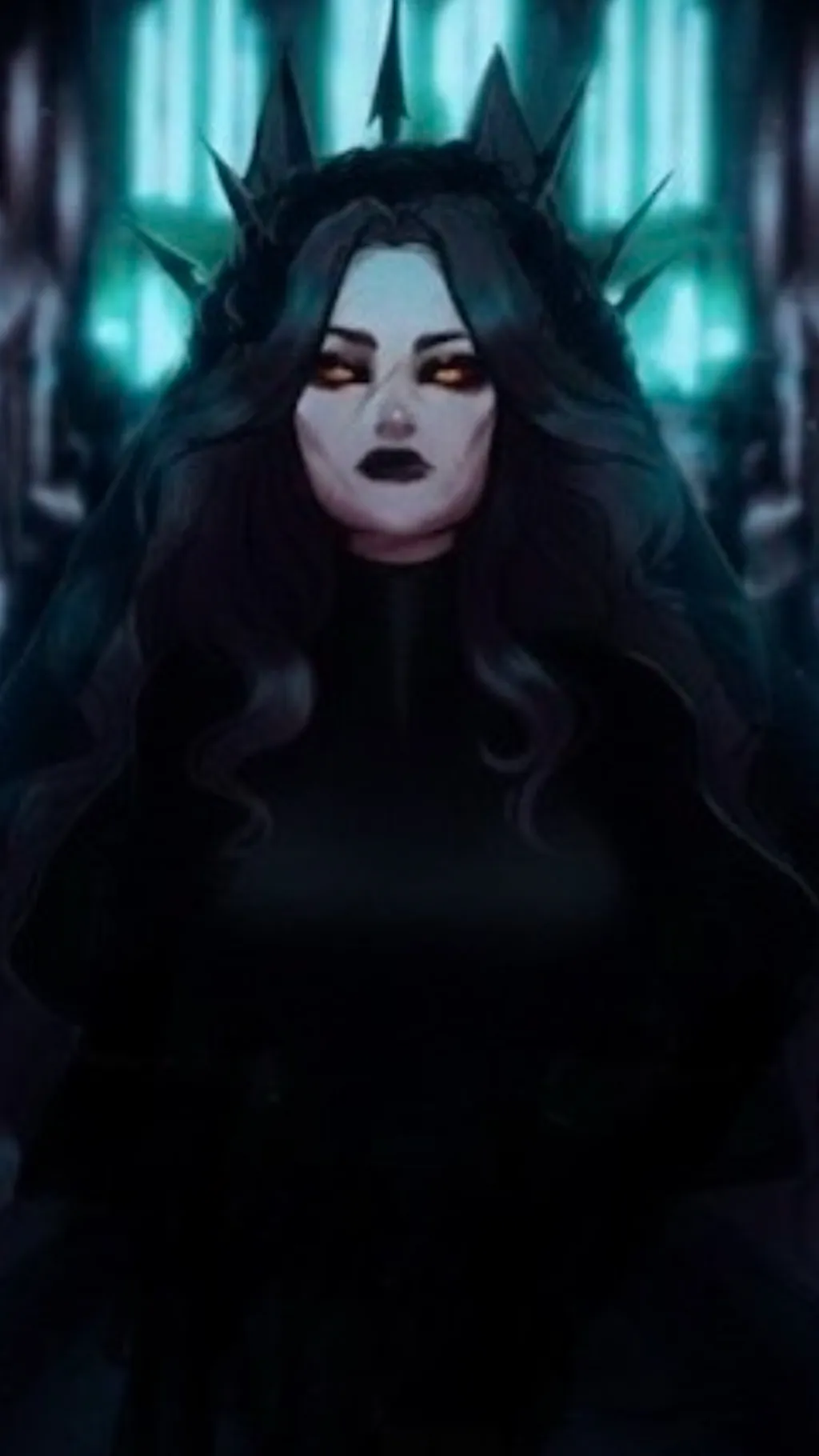 ai character: The Shadow Queen background