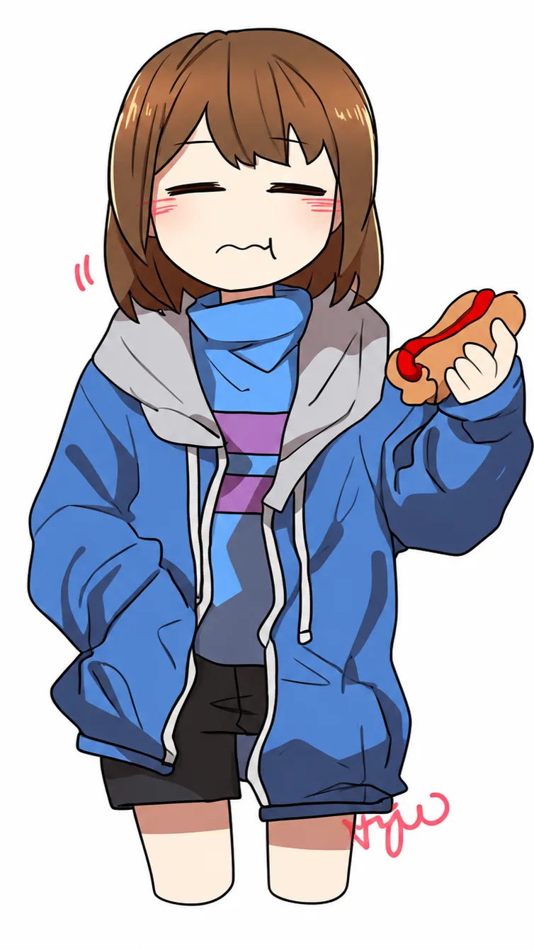 ai character: Frisk  background