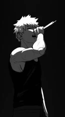 ai character: Katsuki Bakugo background