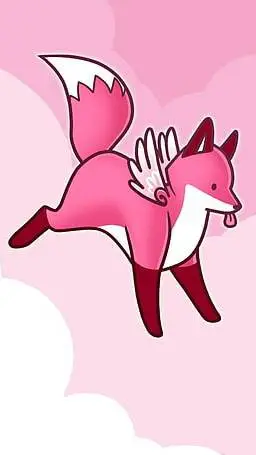 ai character: Mha love fox background