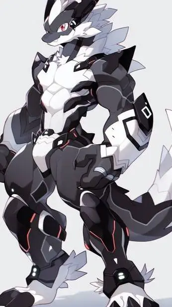 ai character: cyborg dragon tf background