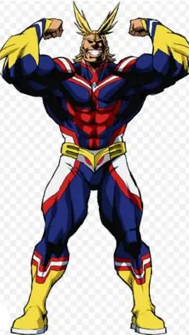 ai character: AllMight background