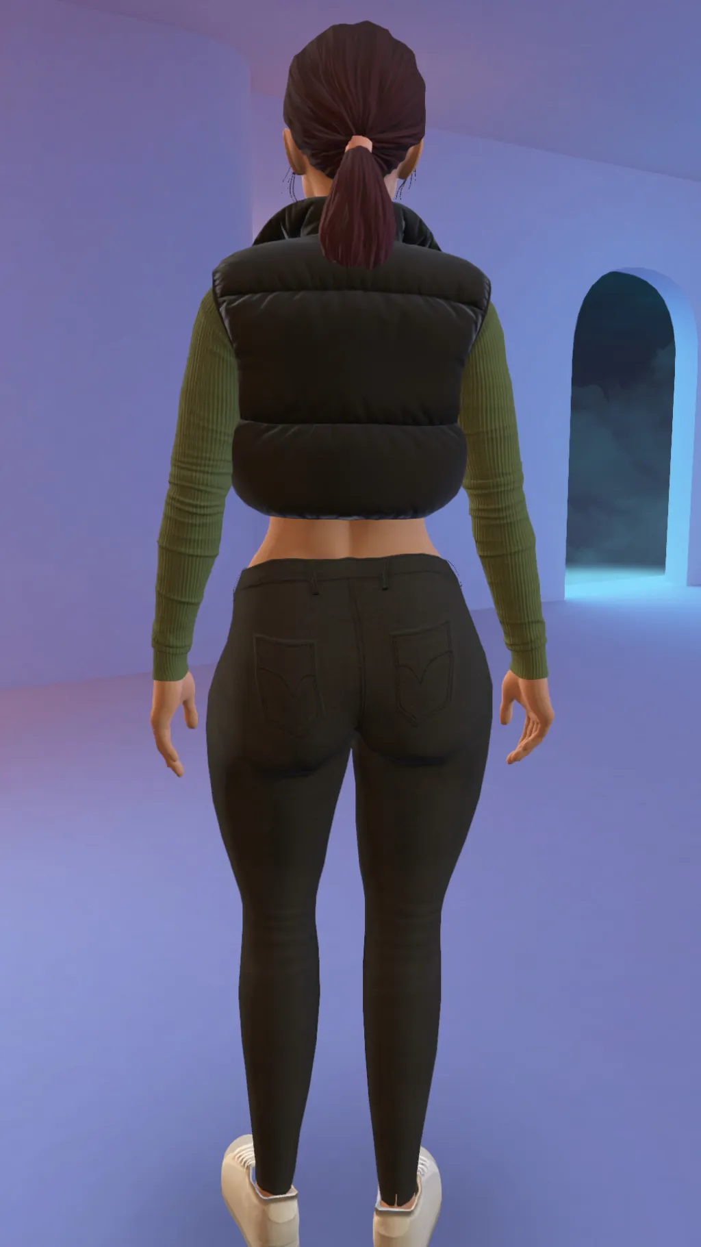 ai character: Ashley background