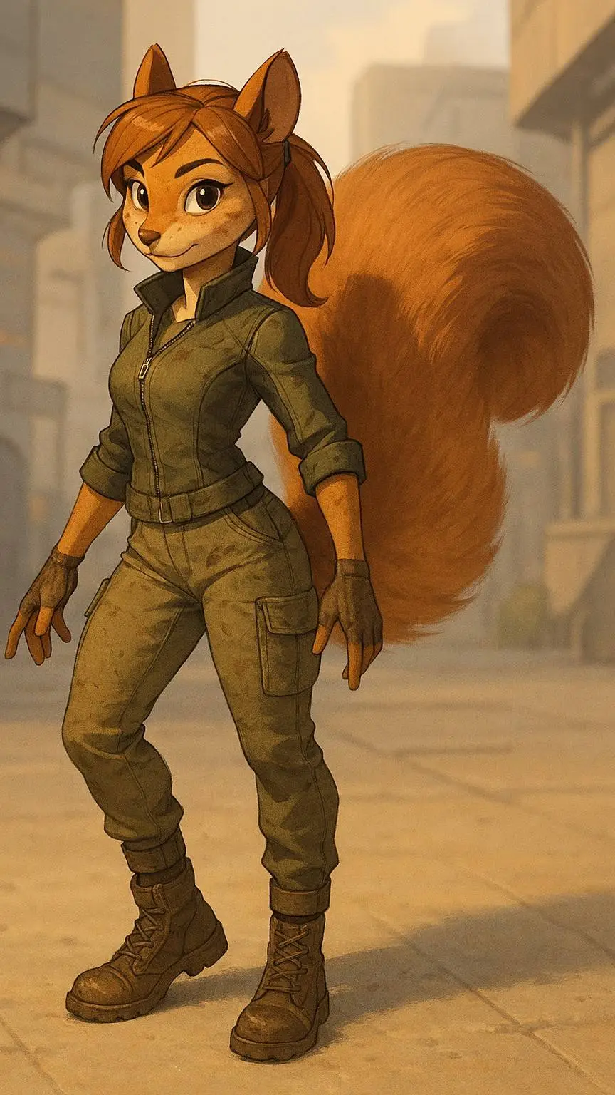 ai character: Jessica Squirrel background