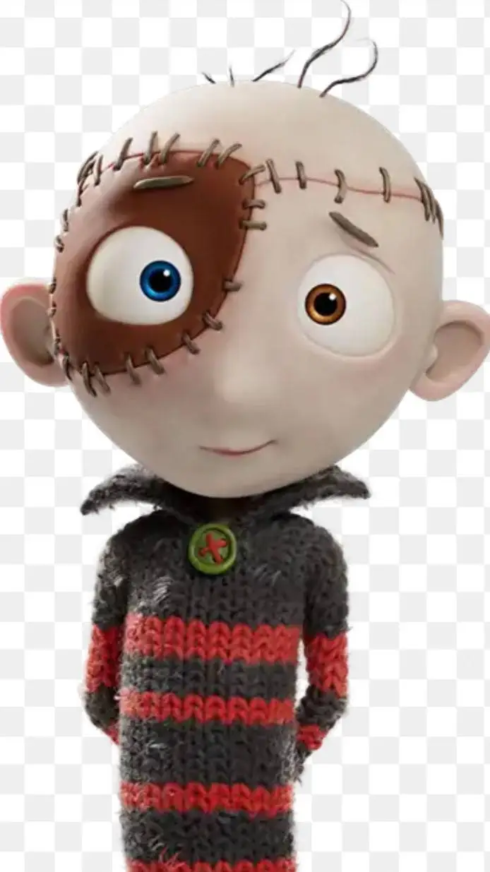 ai character: stitch head background