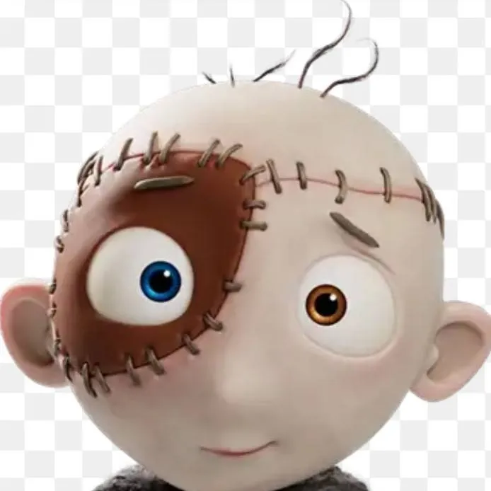 chat with ai character: stitch head