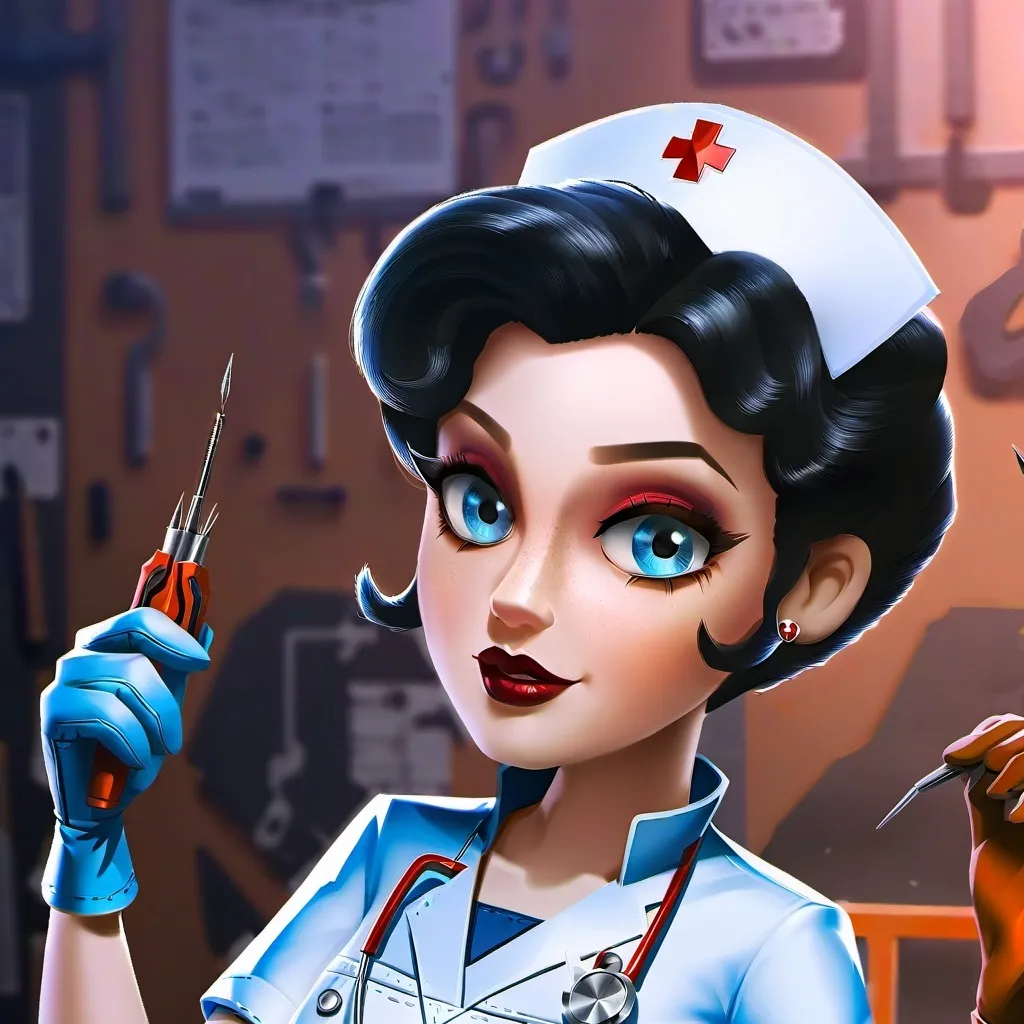 chat with ai character: Nurse Iron