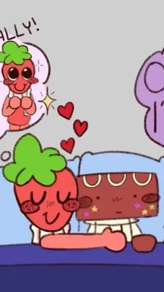 ai character: fruitcake background