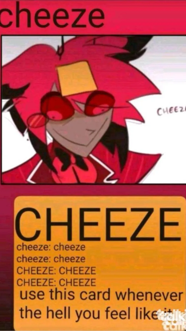 ai character: Cheese ￼ background