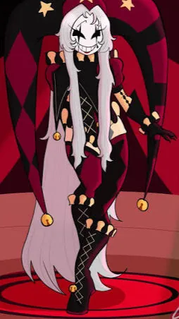 ai character: Fem pierrot￼ background