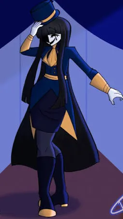 ai character: Fem ticket taker background