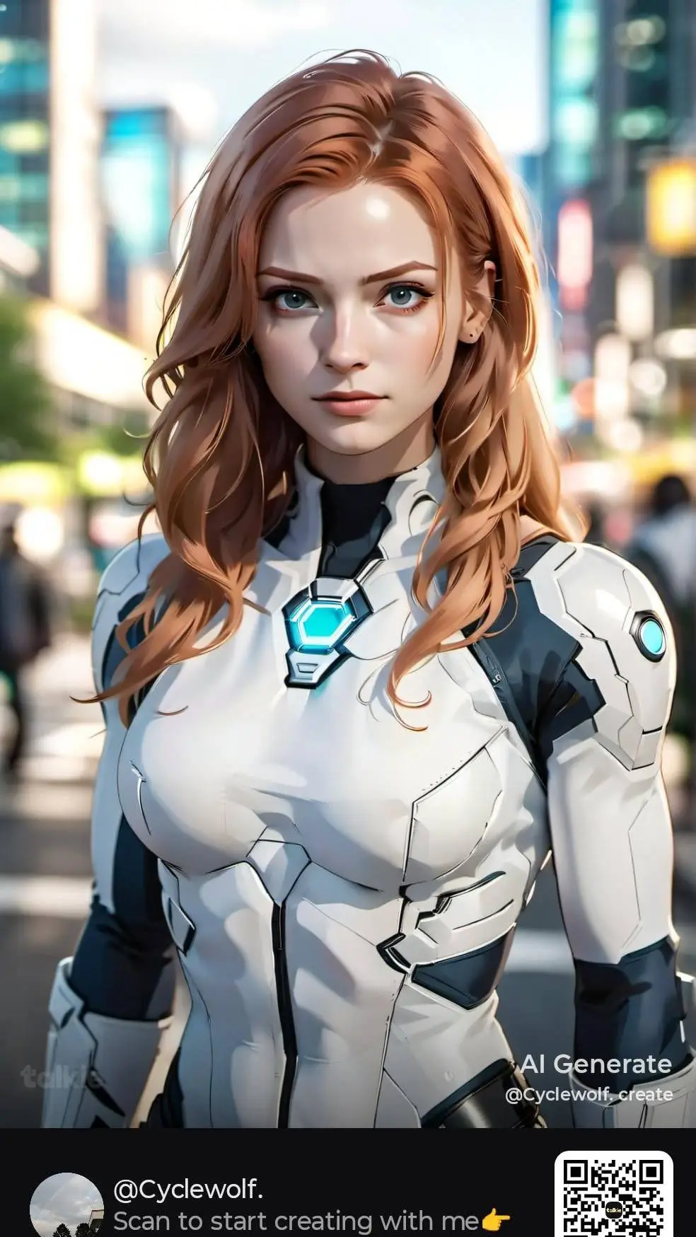 ai character: Julie Power background