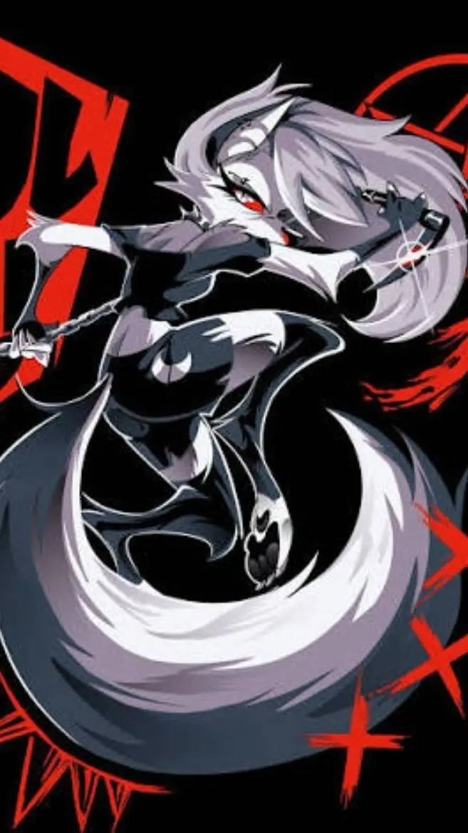 ai character: Loona🐾📱❤️‍🔥 background