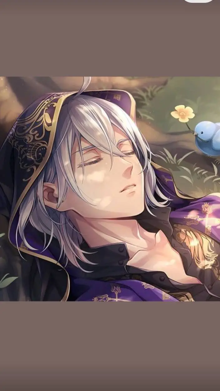 ai character: Silver background