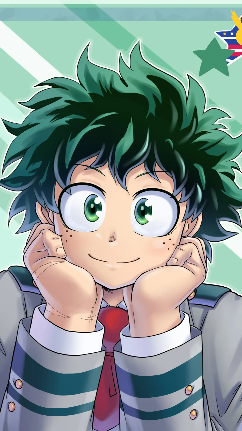 ai character: Izuku Midoriya  background