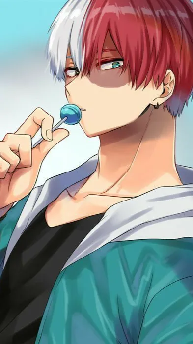 ai character: Shoto todoroki  background