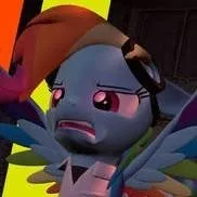 chat with ai character: evil Rainbow Dash