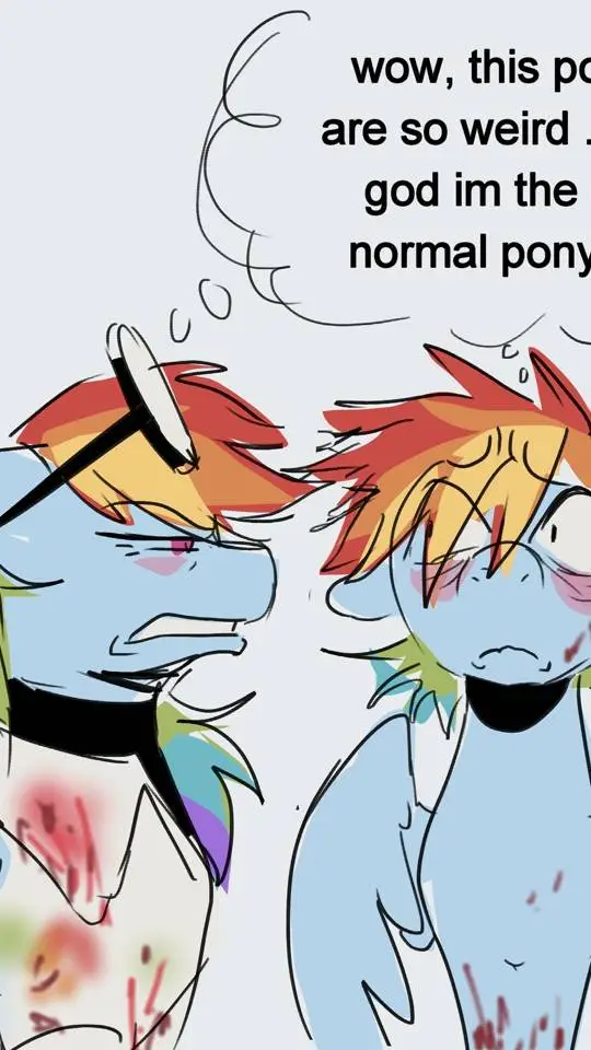 ai character: (3) rainbow dashs background