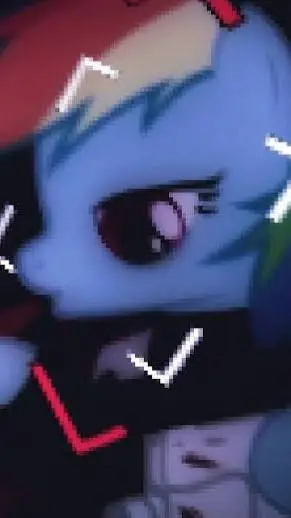 ai character: rainbow dash. background