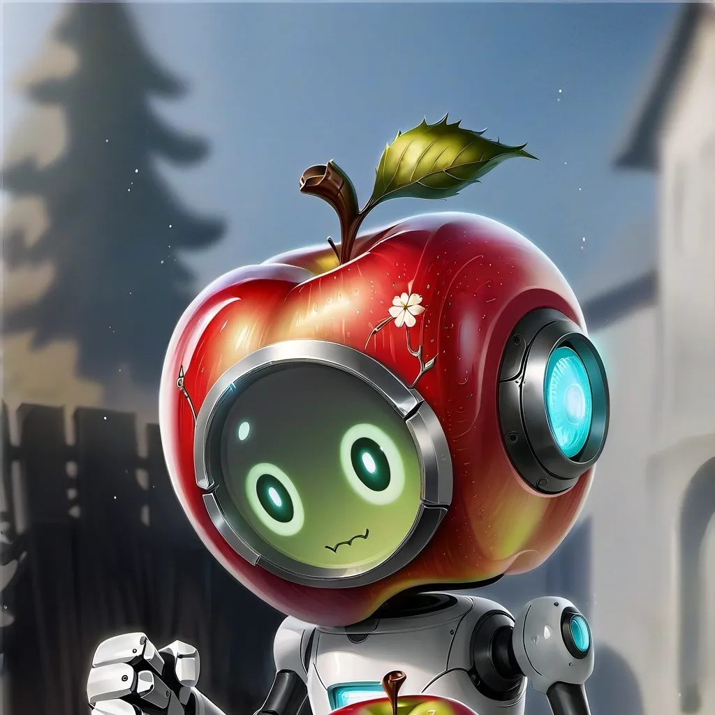 chat with ai character: apple bot 