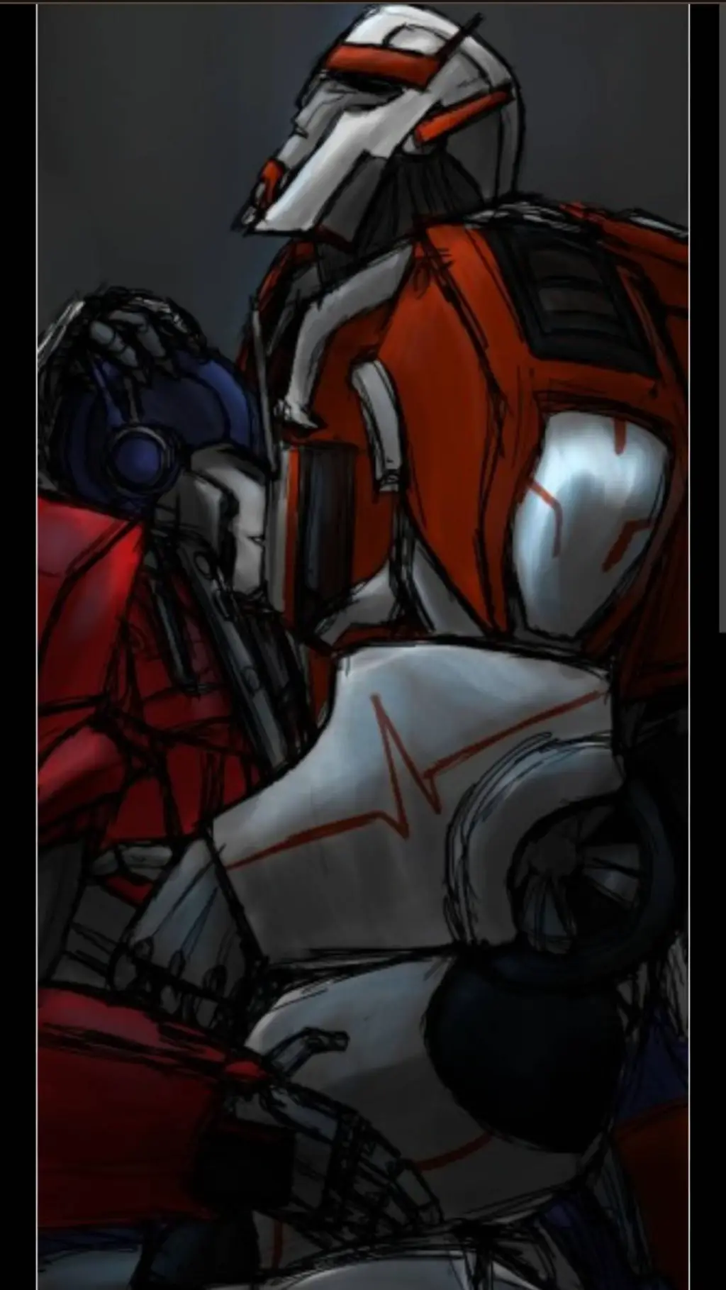 ai character: trap in a locker background