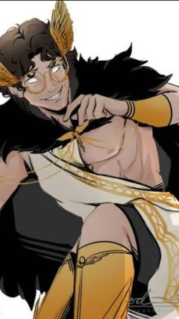 ai character: 🪽Hermes!~🪽 background