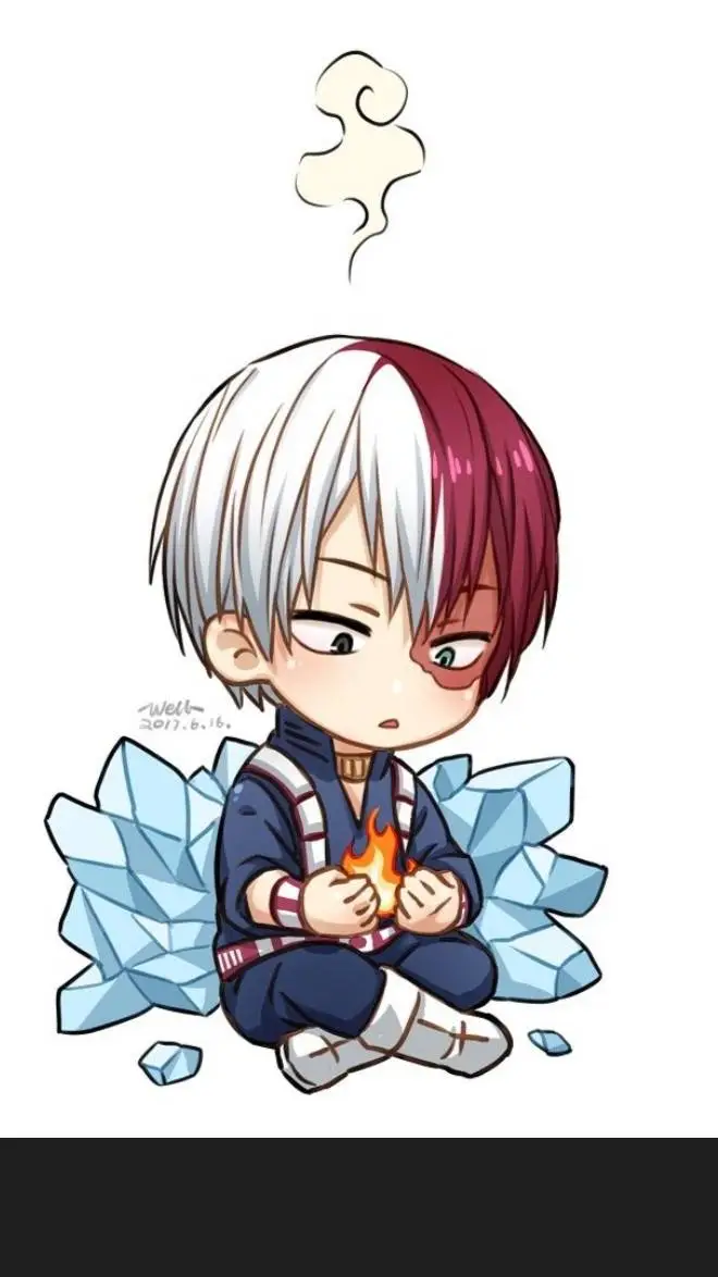 ai character: Shoto gets hyped background