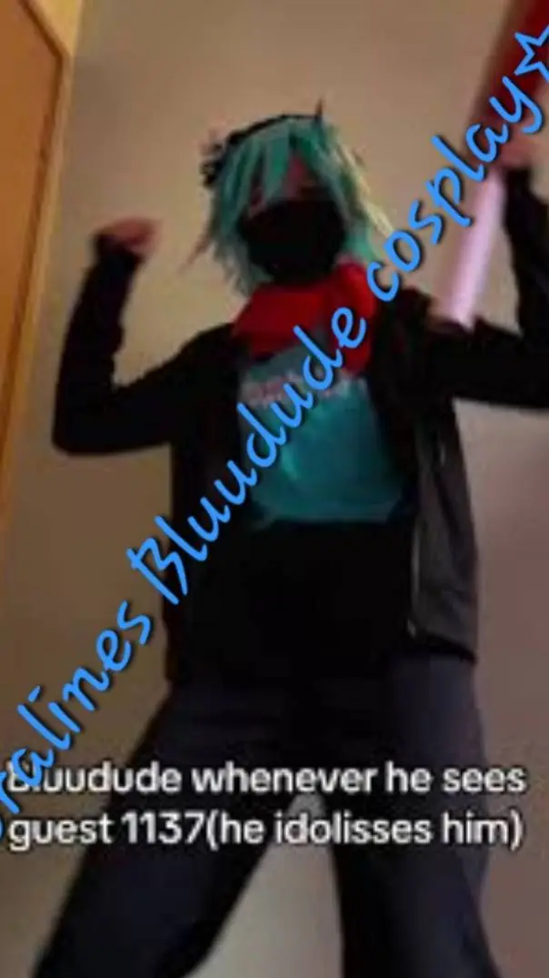 ai character: bluudude background