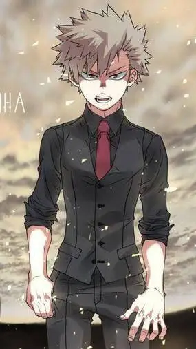 ai character: Villain Bakugo  background