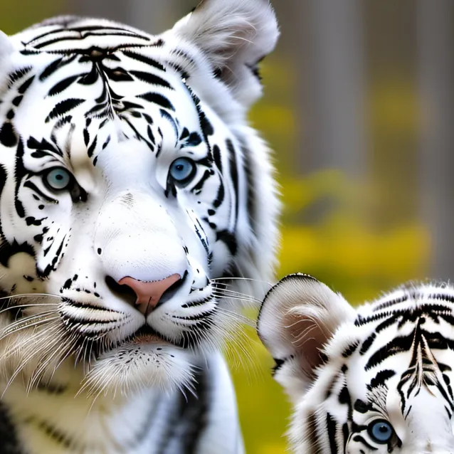 chat with ai character: white tiger family
