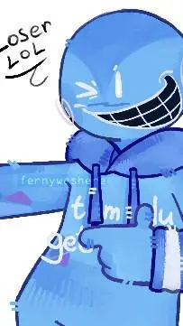 ai character: Bluudud!💙 background