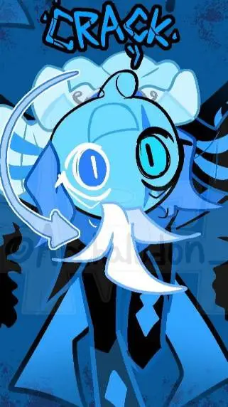 ai character: shadow milk cookie background
